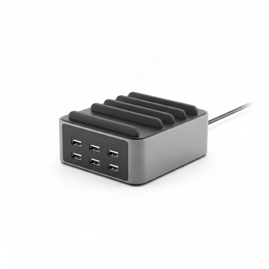Chargeur Multi USB 6 Ports Station
