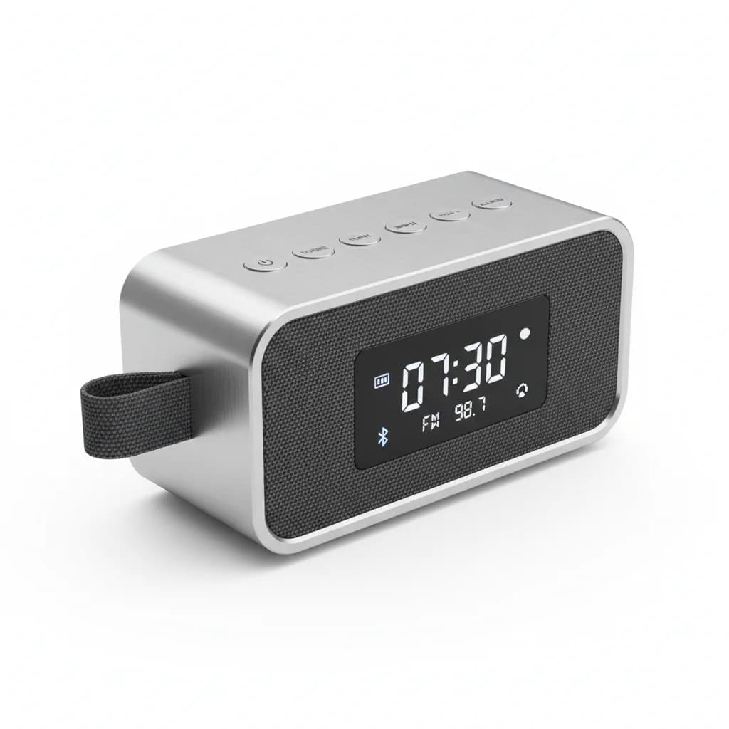 Enceinte Bluetooth Réveil Radio