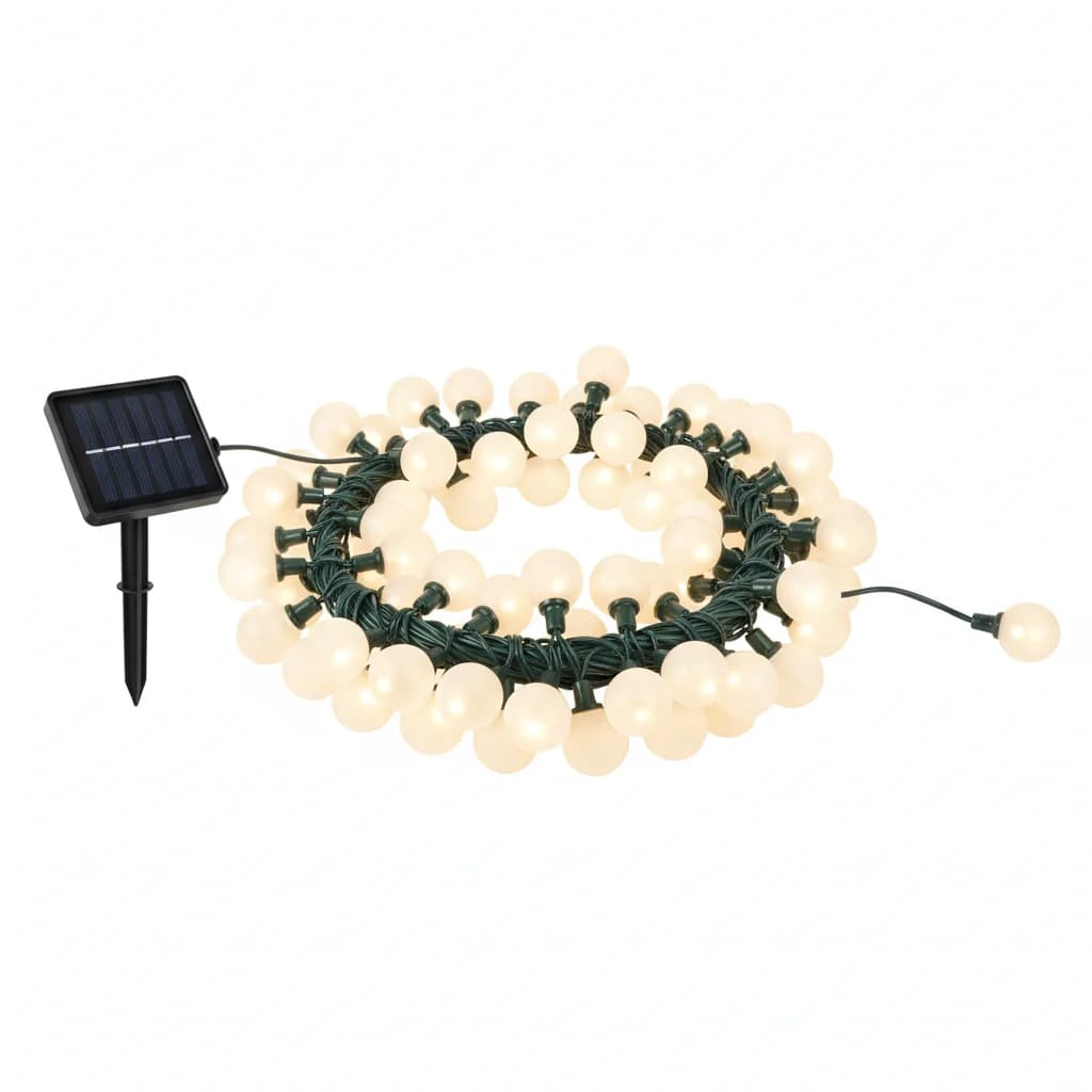 Guirlande LED Solaire Extérieure 15m