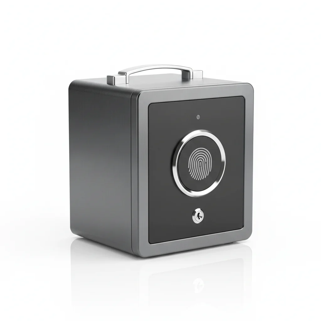 Mini Coffre-Fort Empreinte Portable