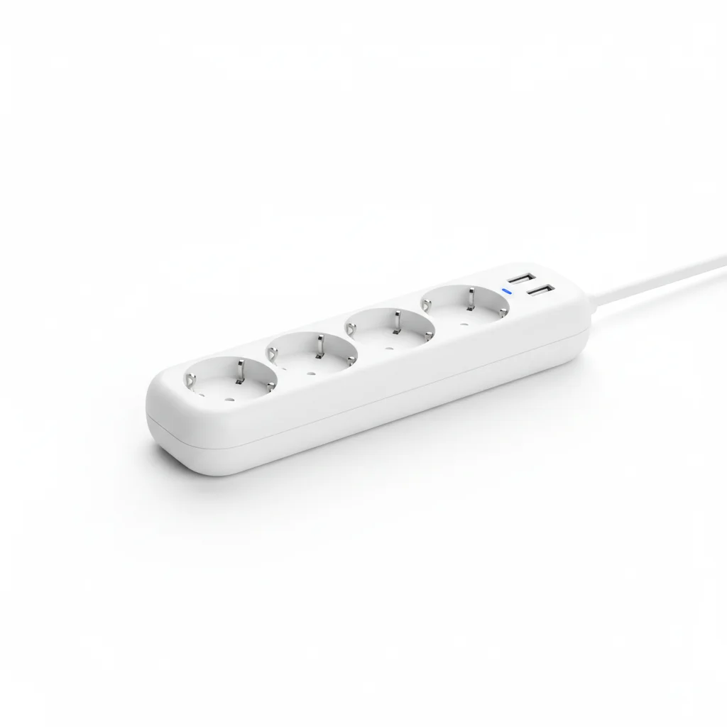 Multiprise Connectée 4 Prises + 2 USB